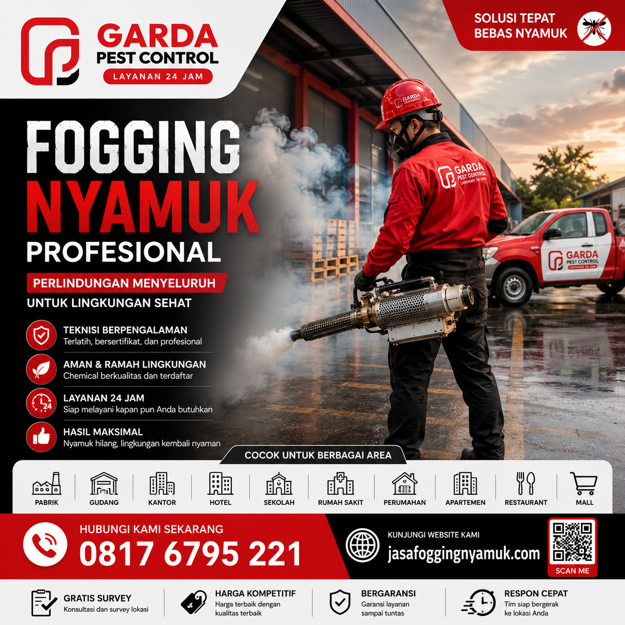Jasa Fogging DBD Pabrik Kawasan Industri Cikarang