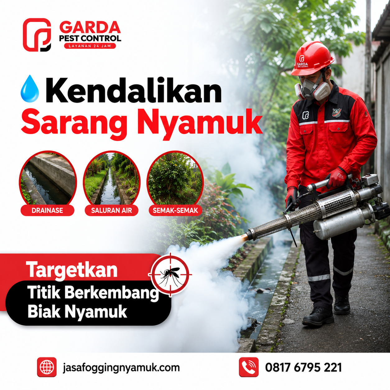 Fogging Nyamuk Terdekat Cikarang: Perlindungan Tuntas dari Agata Pest Control