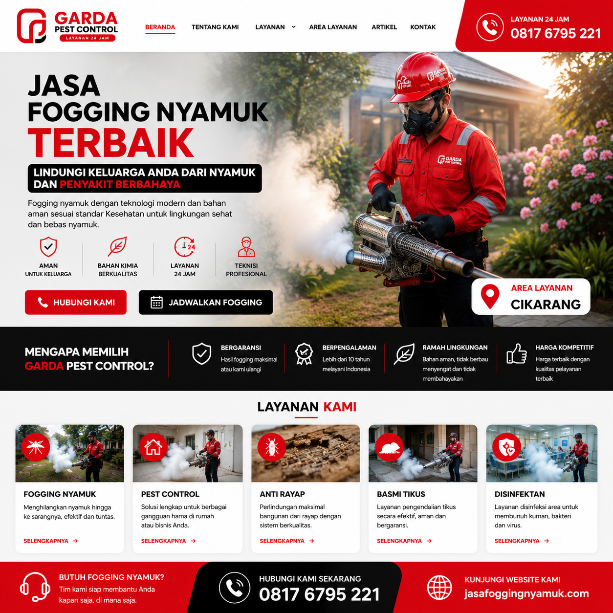 Jasa Fogging DBD Panggilan Darurat Cikarang 24 Jam Cikarang 24 Jam dari Agata Pest Control