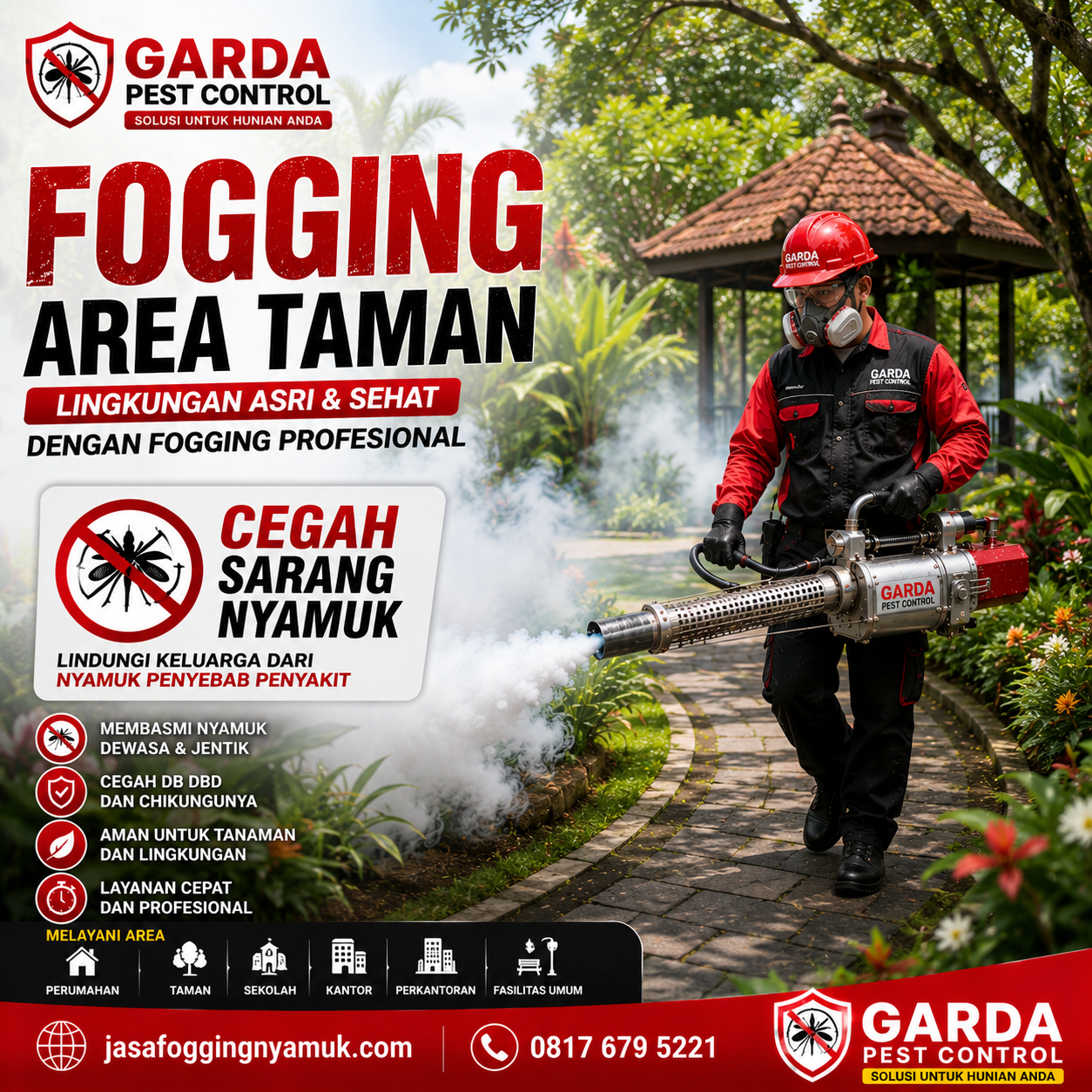 Jasa Fogging Nyamuk untuk Area Perumahan dan Komersil Cikarang Bekasi
