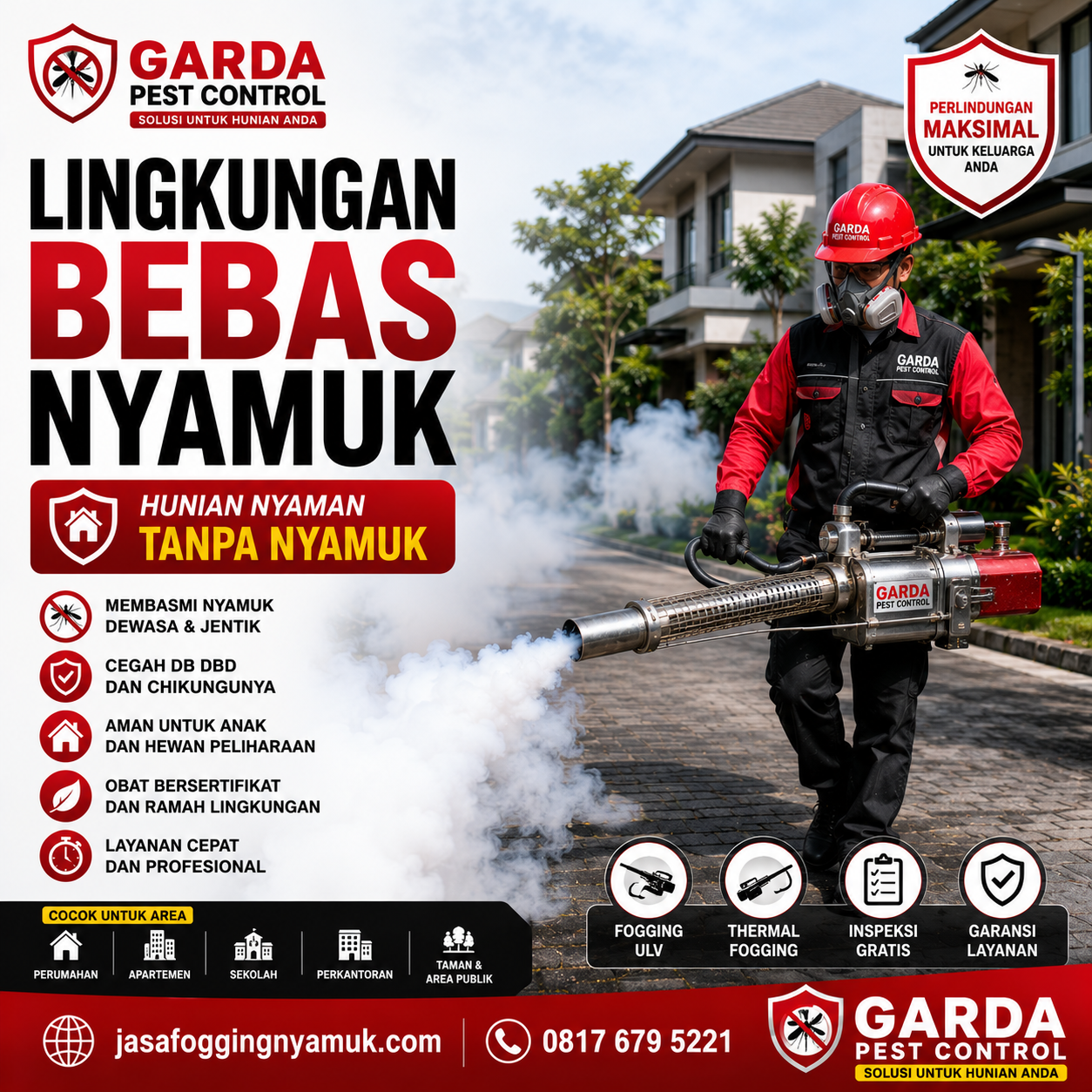 Harga Jasa Fogging Nyamuk Cikarang Bekasi untuk Lingkungan Bebas Nyamuk