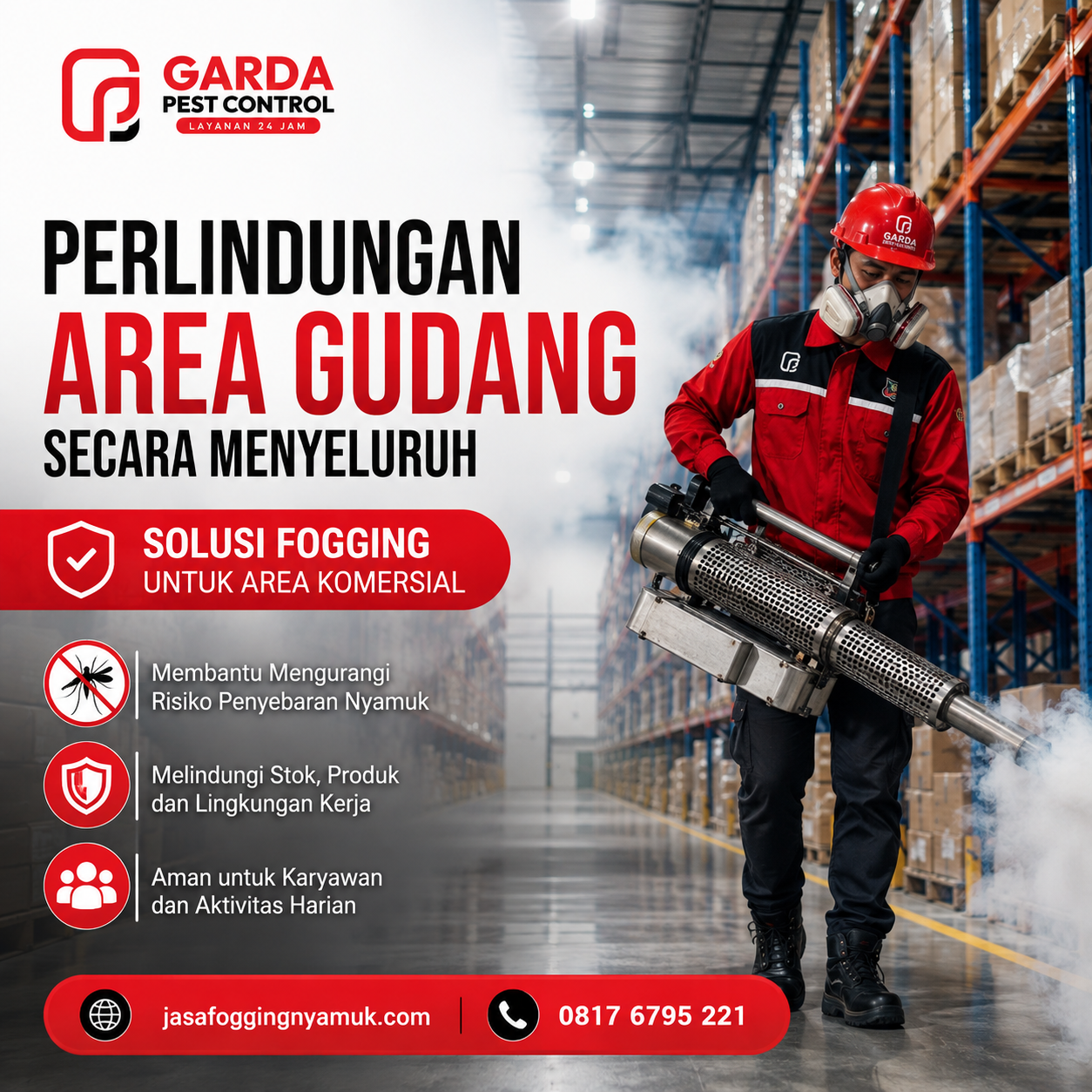 Jasa Fogging Nyamuk Perumahan Cikarang Profesional Agata Pest Control