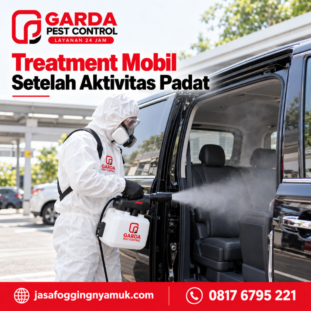 Jasa Disinfektan Mobil Influenza A Cikarang Bekasi Terbaik dari Agata Pest Control